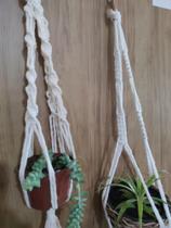 Suporte pra plantas em Macramé 50cm e 70cm