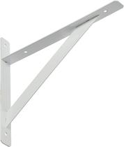 Suporte prat k mão francesa reforçada 25cm branco * 8154 002 - prat-k