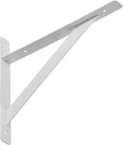 Suporte prat-k mão francesa reforcado 25cm - branco