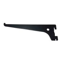 Suporte Prateleira 20cm Para Trilho De Parede E Cremalheira Pintura Preta Em Aco Para Moveis MDF E Organizacao Casa Loja Suporte Prateleira 20cm Para Trilho De Parede E Cremalheira Pintura Preta Em Aco Para Moveis MDF E Organizacao Casa Loja