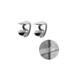 Suporte Prateleira Com Regulagens Cr F1204 Vidro 3 A 6 Mm Suporte Prateleira Com Regulagens Cr F1204 Vidro 3 A 6 Mm