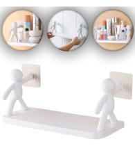 Suporte Prateleira de Banheiro Organizador Porta Shampoo Adesivo Plástico Para Cozinhas E Banheiros Suporte Prateleira de Banheiro Organizador Porta Shampoo Adesivo Plástico Para Cozinhas E Banheiros