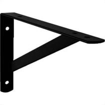 Suporte Prateleira Hayner Forte Preta 25Cm Peca 201566 - Kit C/12