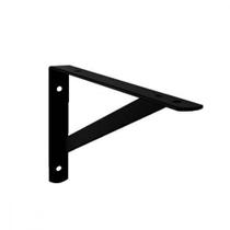 Suporte Prateleira Hayner Forte Preta 25Cm Peca 201566 - Kit C/12