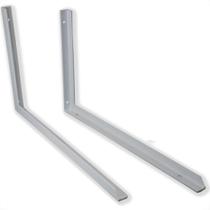Suporte Prateleira Hayner Reforcada Smf Branca 25Cm 801480 - Kit C/2 Suporte Prateleira Hayner Reforcada Smf Branca 25Cm 801480 - Kit C/2