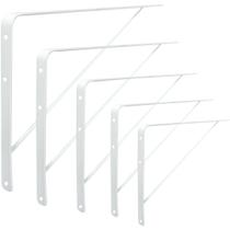 Suporte prateleira kit 12 c/mão francesa 30cm overtime