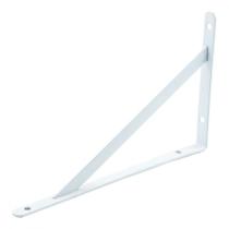 Suporte Prateleira Mao Francesa Thompson 30Cm Branco - Kit C/12 Pecas