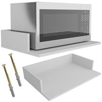 Suporte Prateleira Microondas Multiuso Nicho 60x40cm em Mdf Resistente 15mm Suporte Prateleira Microondas Multiuso Nicho 60x40cm em Mdf Resistente 15mm