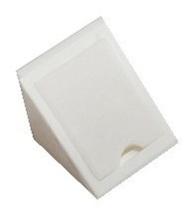 Suporte Prateleira Móveis Plastico 02 Furos Branco 20 Unid Suporte Prateleira Móveis Plastico 02 Furos Branco 20 Unid