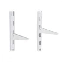 Suporte Prateleira Multivisao Aco Duplo Branco 17Cm Trilho Sd-17
