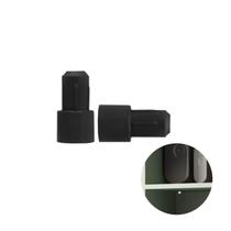 Suporte Prateleira Pino 6 Mm Cor Preto 100 Peças Suporte Prateleira Pino 6 Mm Cor Preto 100 Peças
