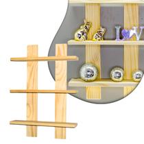 Suporte Prateleira Pinus Decorativa Plantas Madeira Rústico