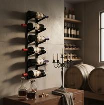 Suporte Prateleira Porta Garrafas De Vinho Adega Parede Suporte Prateleira Porta Garrafas De Vinho Adega Parede