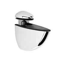 Suporte Prateleira Regulável Tucano Médio vidro Madeira Cromado Suporte Prateleira Regulável Tucano Médio vidro Madeira Cromado