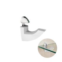 Suporte Prateleira Vidro E Mdf Cromado Sp-190cb