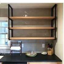 Suporte prateleiras estilo industrial