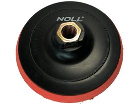 Suporte/Prato 4.1/2" (115mm) M14 de Lixa Borracha Rígida Espuma Alta C/ tiras autocolantes - Noll