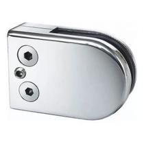 Suporte Presilha Reta Para Corrimão Alvenaria/vidro Cromada Suporte Presilha Reta Para Corrimão Alvenaria/vidro Cromada