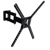 Suporte preto tv led 10 a 55 tri-articulado connect