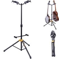 Suporte Profissional Duplo para Guitarra Baixo e Violão c/ regulagem de altura Hercules GS422B Suporte Profissional Duplo para Guitarra Baixo e Violão c/ regulagem de altura Hercules GS422B