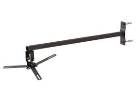 Suporte projetor datashow parede braço 60 cm preto