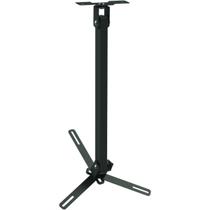Suporte projetor datashow teto braço 50 cm preto
