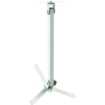 Suporte projetor datashow teto braço 60 cm branco