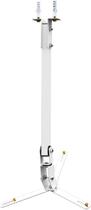 Suporte projetor datashow teto braço 80 cm branco