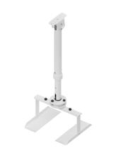 Suporte projetor de teto inclinado com bandeja tubo telescópico de 50 a 75 cm