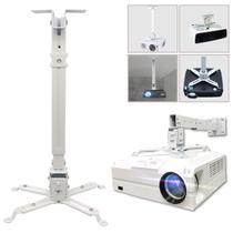 Suporte Projetor de Teto Parede Datashow Universal Até 25kg - Pegweb Suporte Projetor de Teto Parede Datashow Universal Até 25kg - Pegweb