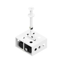 Suporte projetor de teto telescópico anti-furto de gaiola