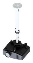 Suporte Projetor De Teto Telescópico Preto E Branco Suporte Projetor De Teto Telescópico Preto E Branco