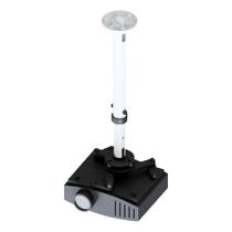 Suporte Projetor De Teto Telescópico Preto E Branco