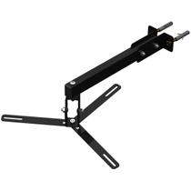 Suporte projetor mini led parede braço 30 cm preto Suporte projetor mini led parede braço 30 cm preto