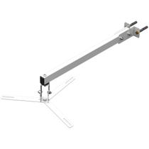 Suporte projetor mini led parede braço 50 cm branco Suporte projetor mini led parede braço 50 cm branco