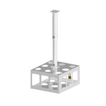 Suporte Projetor Teto Telescópio com Gaiola Antifurto - Multivisão MULTI-GAIOLA-BR Branco