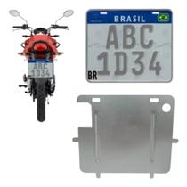 Suporte Protetor De Placa Aço Padrão Novo - Mercosul Suporte Protetor De Placa Aço Padrão Novo - Mercosul