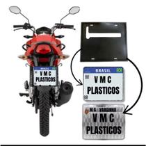Suporte Protetor Placa Moto Motocicleta