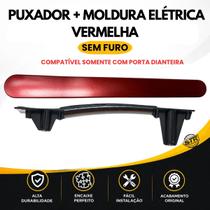 Suporte Puxador Interno modelo 4 portas e Acabamento VERMELHO Moldura Elétrico Novo Uno Vivace Fiat 2011 até 2022 Suporte Puxador Interno modelo 4 portas e Acabamento VERMELHO Moldura Elétrico Novo Uno Vivace Fiat 2011 até 2022
