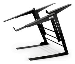 Suporte Pyle Rack Duplo Para Notebook Mixer Controladora DJ Suporte Pyle Rack Duplo Para Notebook Mixer Controladora DJ