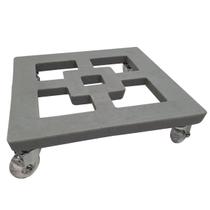 Suporte Quadrado com Roda 25cm para Vasos Alpe e Aritana Suporte Quadrado com Roda 25cm para Vasos Alpe e Aritana