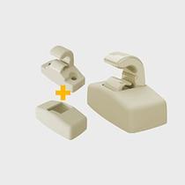 Suporte Quebra Sol Bege Amarok 10 A 20 Gol 09 A 20 Saveiro 10 A 20