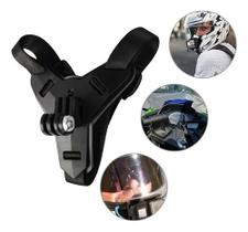 Suporte Queixo Para Capacete compativel Gopro Sjcam Cameras De Ação