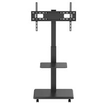 Suporte Rack Com Rodinhas Movel Para Tv De 37 A 75 Até 40Kg Com Bandeja Suporte Rack Com Rodinhas Movel Para Tv De 37 A 75 Até 40Kg Com Bandeja
