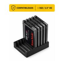 Suporte Rack Horizontal Para Até 8 Hd Externo 2.5 Hdd Ou Ssd Suporte Rack Horizontal Para Até 8 Hd Externo 2.5 Hdd Ou Ssd