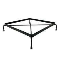 Suporte Rasteiro Quadrado De Ferro Para Vasos De Chão 25cm