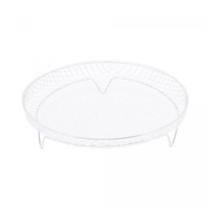Suporte Redondo de Aço Inox Empilhável para Air Fryer 19,5cm x 19,5cm x 4,5cm - Wolff Suporte Redondo de Aço Inox Empilhável para Air Fryer 19,5cm x 19,5cm x 4,5cm - Wolff