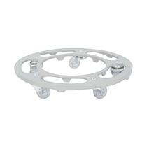 Suporte Redondo Em Alumínio Fundido 35cm Com 5 Rodinhas