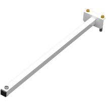 Suporte Refletor Fachada Banner Braço 50 Cm - Branco