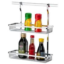 Suporte Retangular Duplo Piatina Cromado